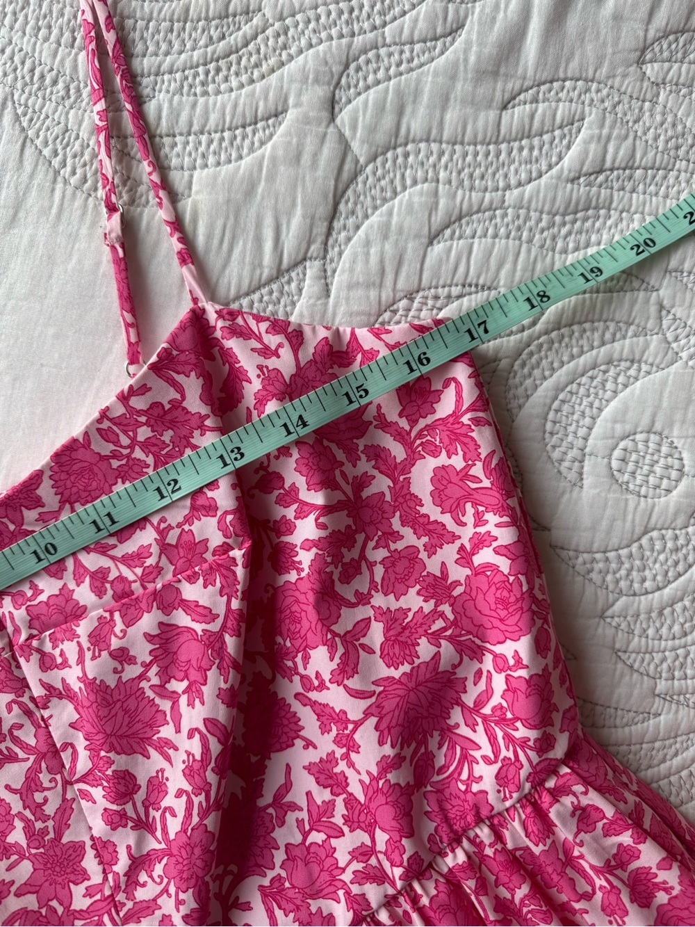 NWT - J. Crew - A-line Cotton Poplin Midi Dress in Rosebud Floral Cupcakes Blush - Picture 11 of 12